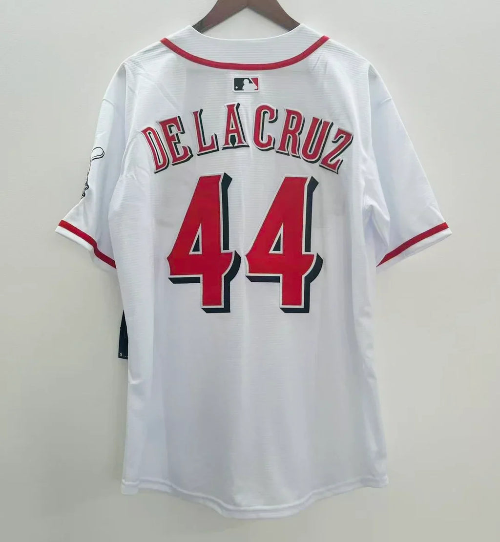 Elly De La Cruz YOUTH KIDS Cincinnati Reds Official MLB Nike Jersey white