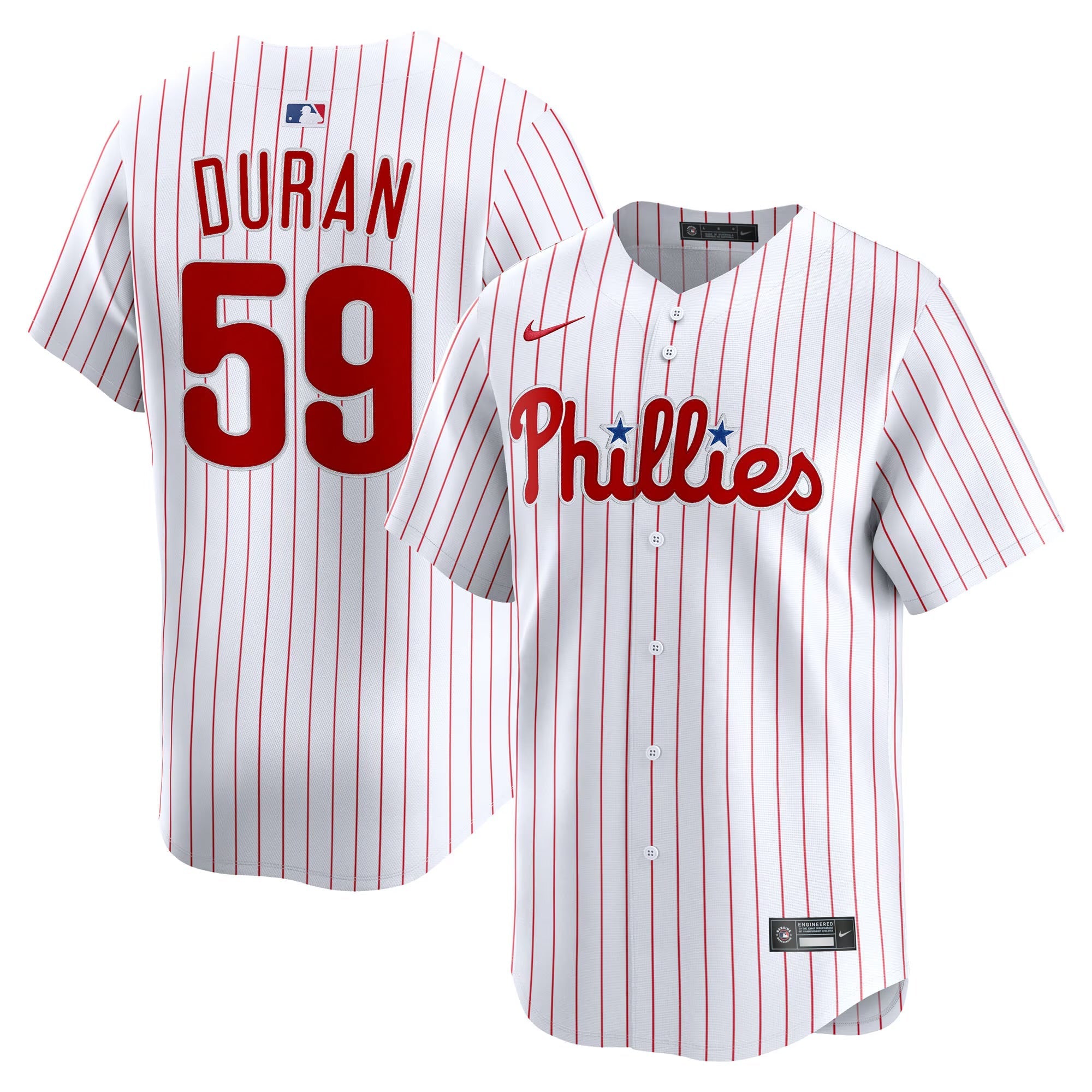 Jhoan Duran Philadelphia Phillies Official MLB Nike Jersey