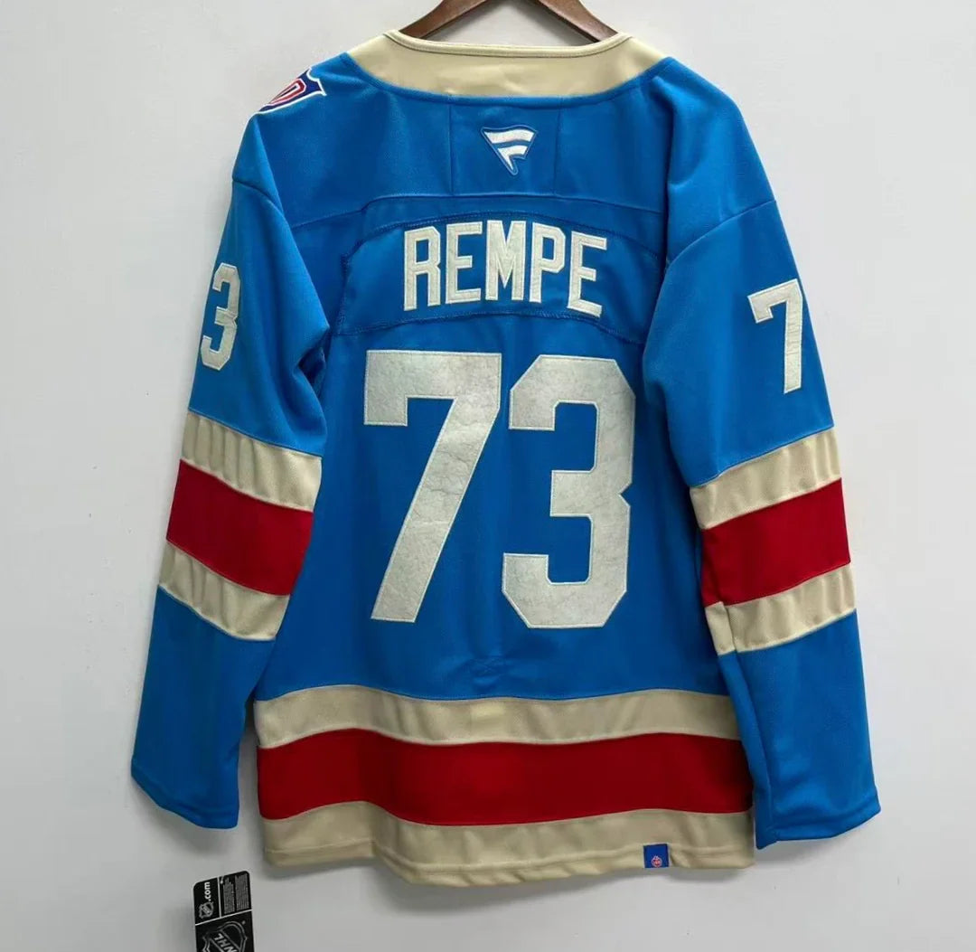 Youth/Kids New York Rangers #73 Matt Rempe Fanatics 100th Anniversary Premium Centennial Jersey