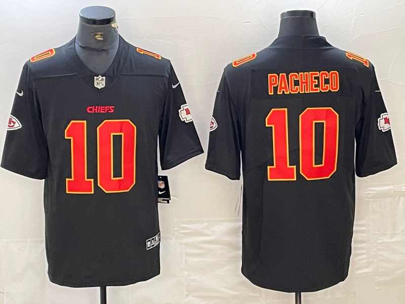 Isiah Pacheco Kansas City Chiefs Official NFL Nike Jersey Black
