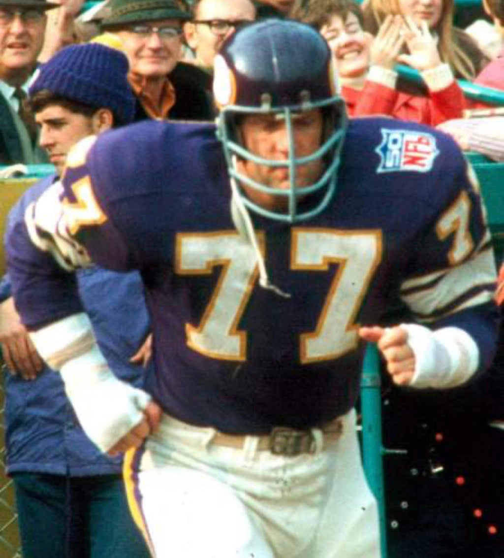 Gary Larsen 1969 Minnesota Vikings Official NFL Mitchell & Ness Jersey