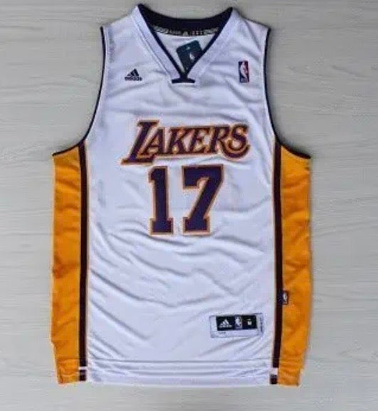 Jeremy Lin Los Angeles Lakers Official NBA Jersey white
