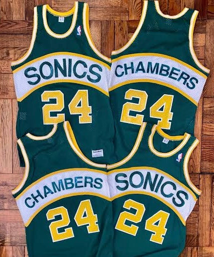 Tom Chambers Seattle SuperSonics Official NBA Mitchell & Ness Jersey