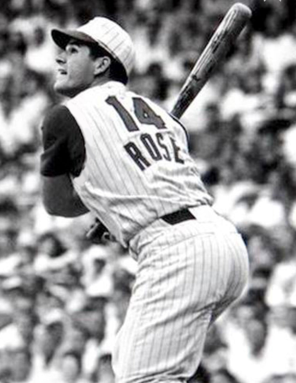 Pete Rose 1960’s Cincinnati Reds Official MLB Majestic Jersey