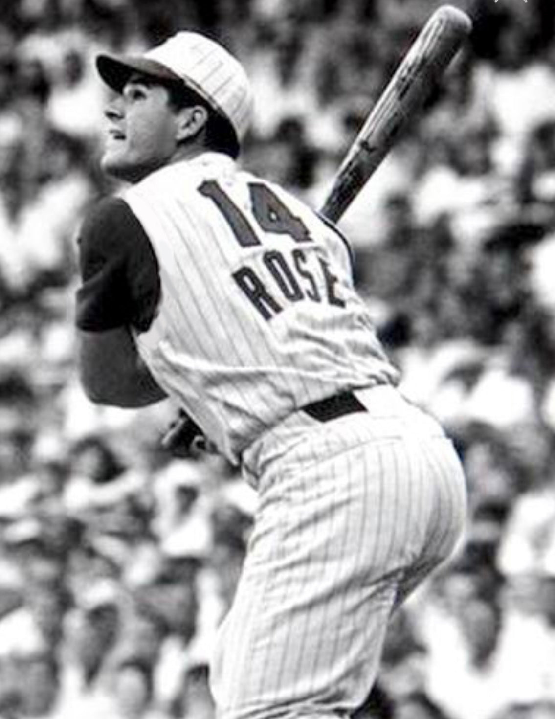 Pete Rose 1960’s Cincinnati Reds Official MLB Majestic Jersey