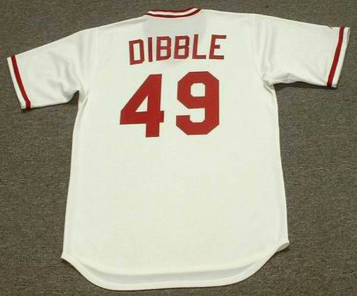 Rob Dibble Cincinnati Reds Official MLB Majestic Jersey