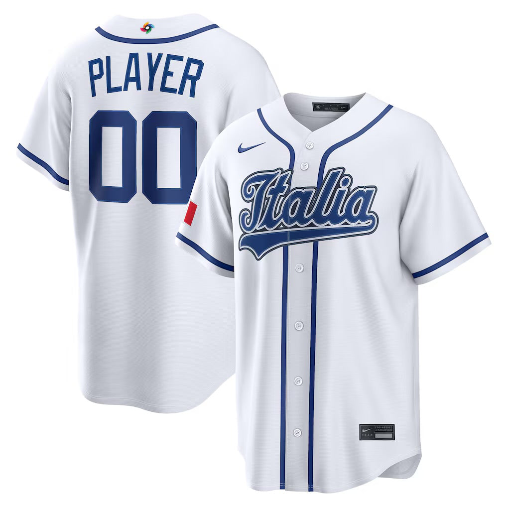 Any Name and Number customized YOUTH KIDS Team Italia Italy 2026 Official Nike jersey