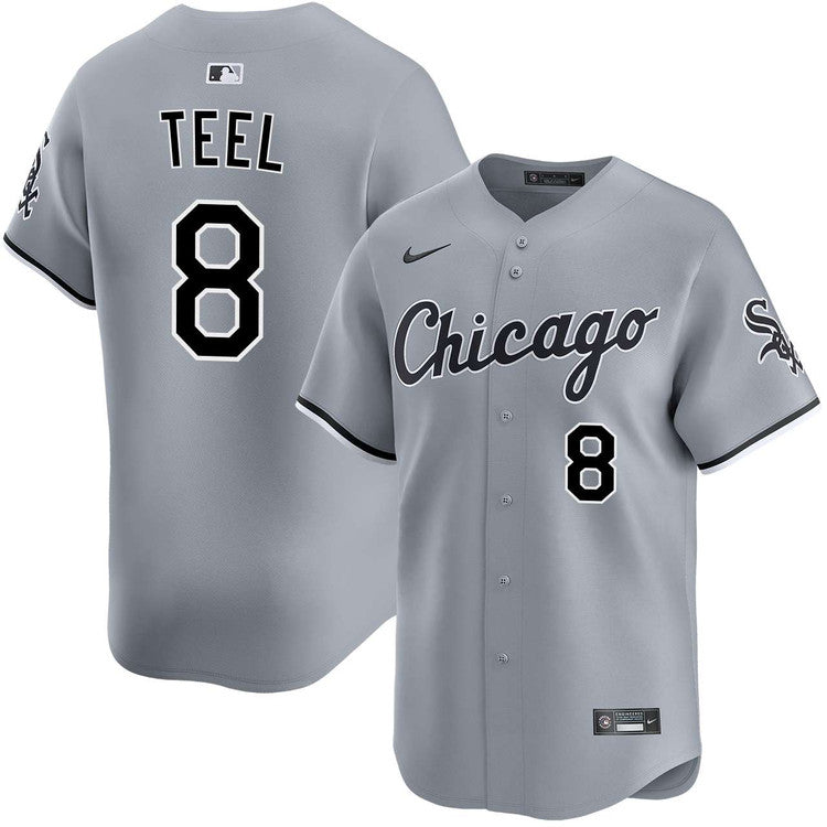 Kyle Teel YOUTH KIDS Chicago White Sox Official MLB Nike Jersey gray
