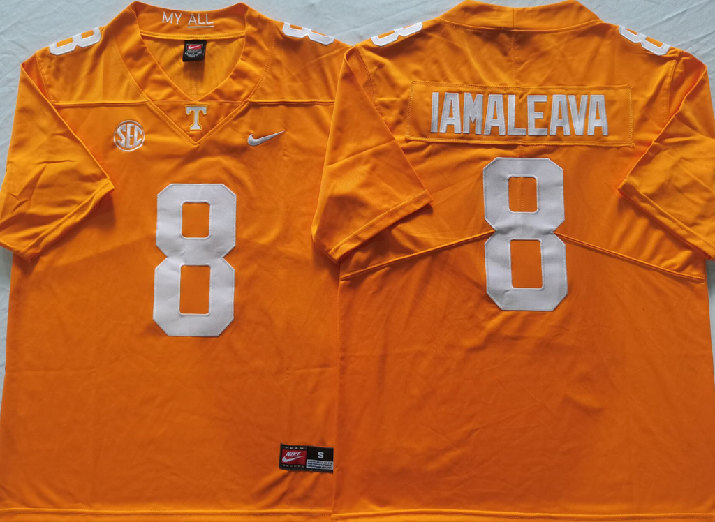 Nico Iamaleava Tennessee Volunteers Jersey Nike Orange