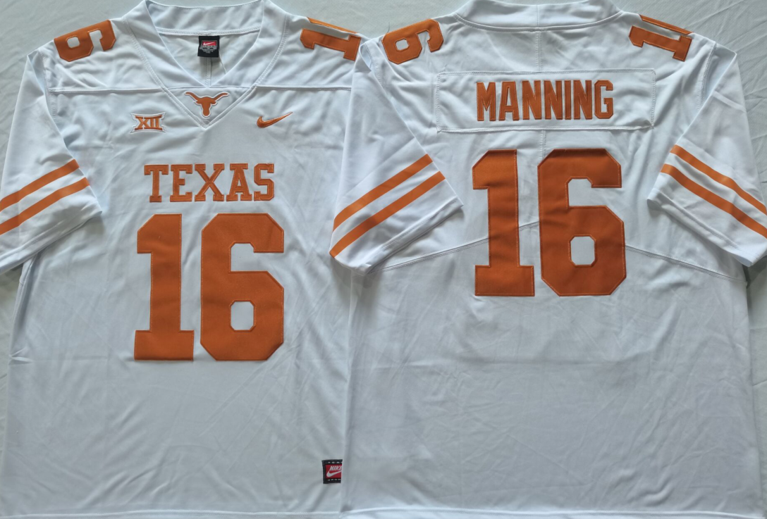 Arch Manning Texas Longhorns Official NCAA Jersey Nike white