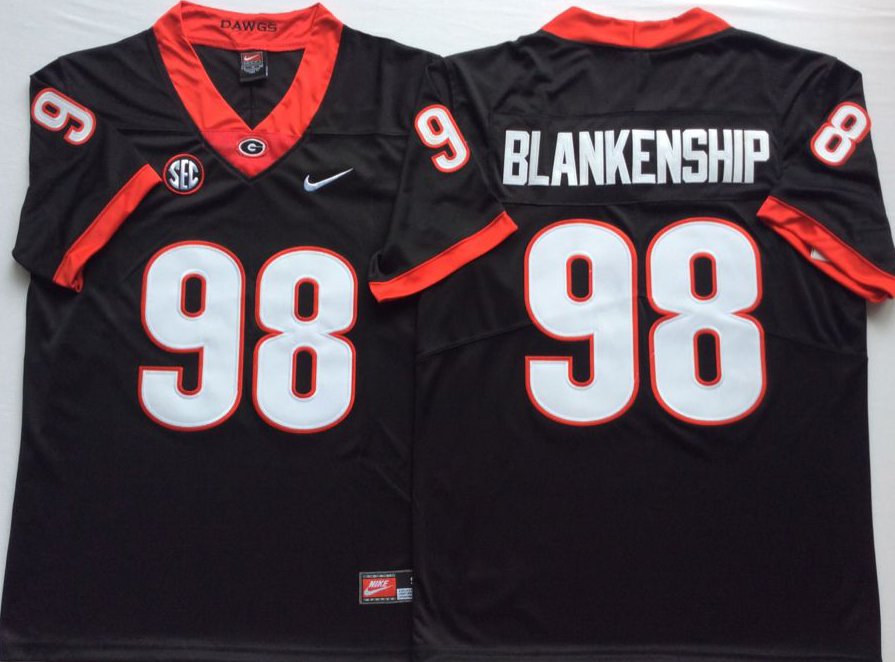 Rodrigo Blankenship Georgia Bulldogs Jersey Nike Black