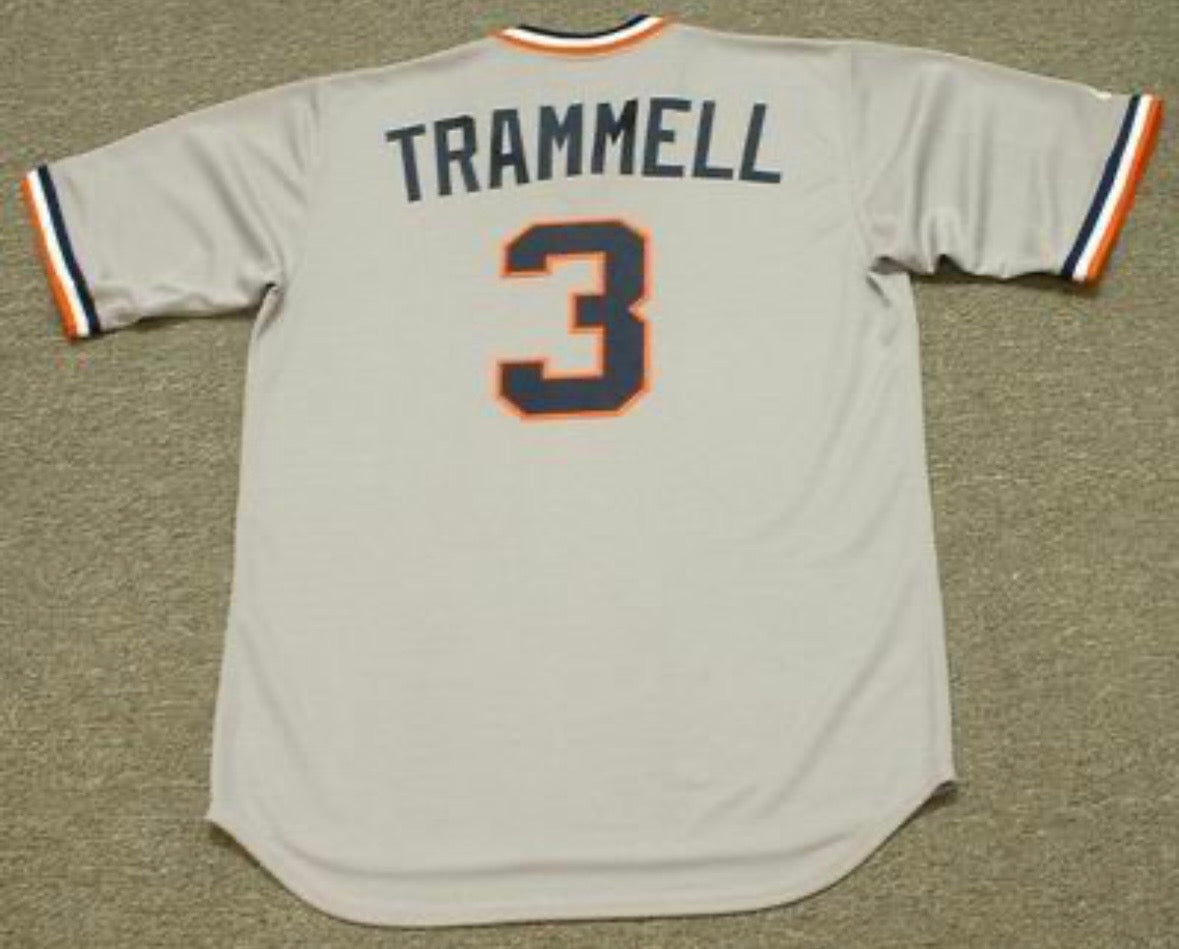 Alan Trammell Detroit Tigers YOUTH KIDS Official MLB Majestic Jersey