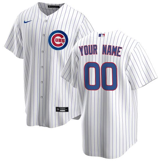 Any Name & Number customized Chicago Cubs Official MLB Nike Customized Jersey