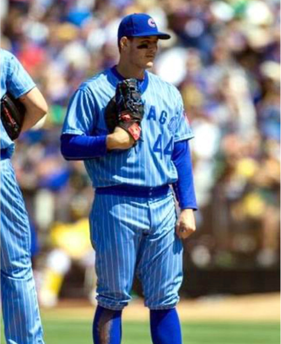 Anthony Rizzo Chicago Cubs Official MLB Majestic Throwback Jersey