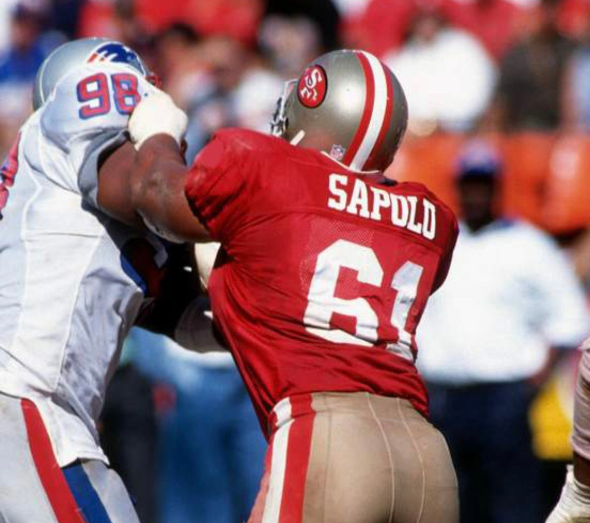 Jesse Sapolu San Francisco 49ers Official NFL Mitchell & Ness Jersey