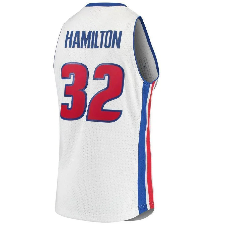 Richard Rip Hamilton Detroit Pistons Official NBA Mitchell & Ness Jersey