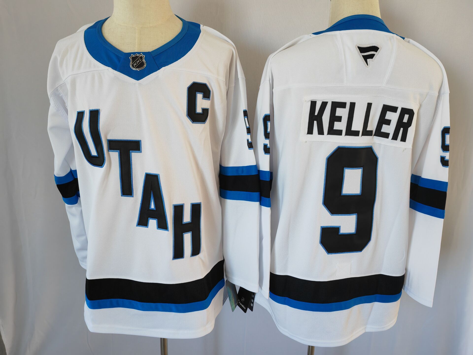 Clayton Keller Utah Hockey Club Official NHL Fanatics Jersey white