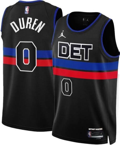 Jalen Duren Detroit Pistons Official NBA Jordan Brand Jersey