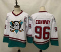 Charlie Conway jersey The Mighty Ducks 1992 Movie white