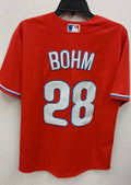 Alec Bohm Philadelphia Phillies Official MLB Nike Jersey RED