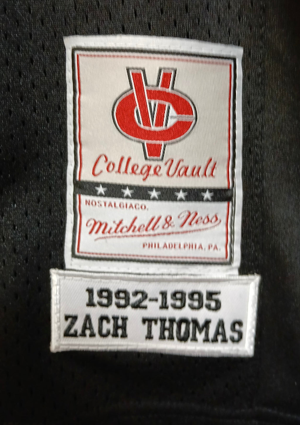 Zach Thomas Texas Tech Official NCAA Mitchell & Ness Jersey