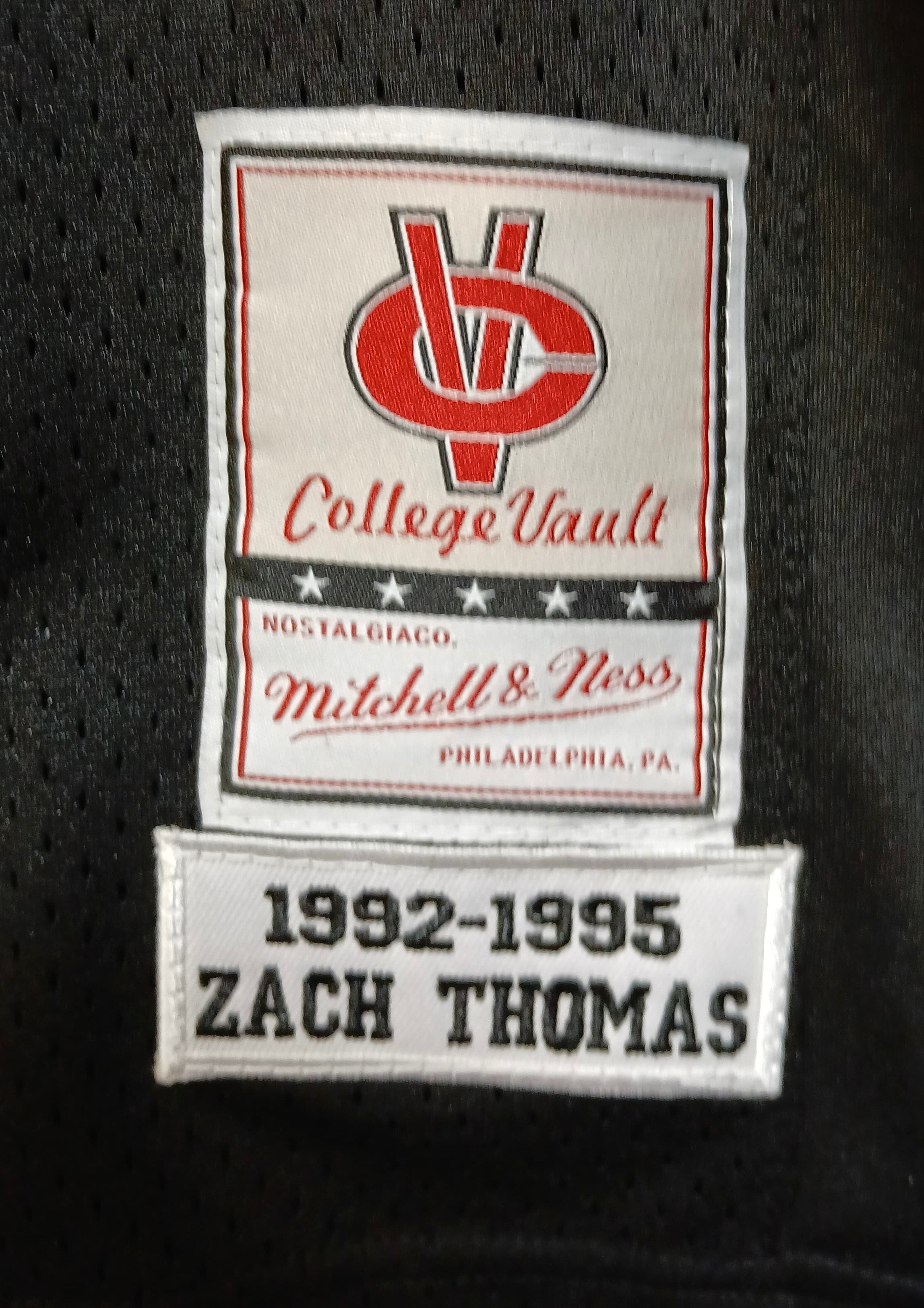 Zach Thomas Texas Tech Official NCAA Mitchell & Ness Jersey