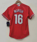 Brandon Marsh YOUTH KIDS Philadelphia Phillies Official MLB Nike Jersey red