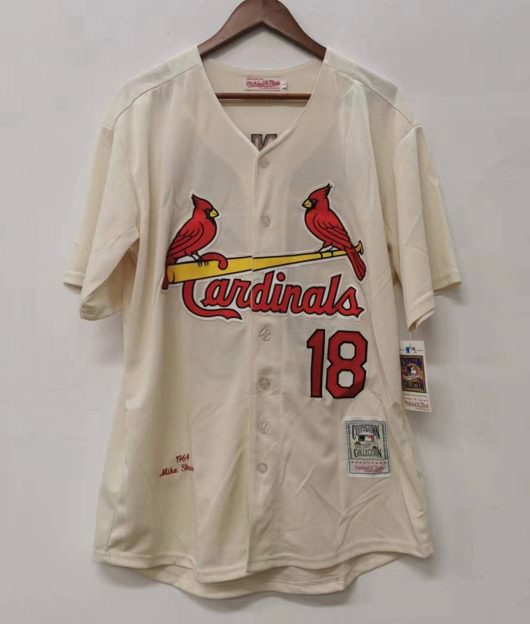 Mike Shannon St. Louis Cardinals 1964 Mitchell & Ness Jersey