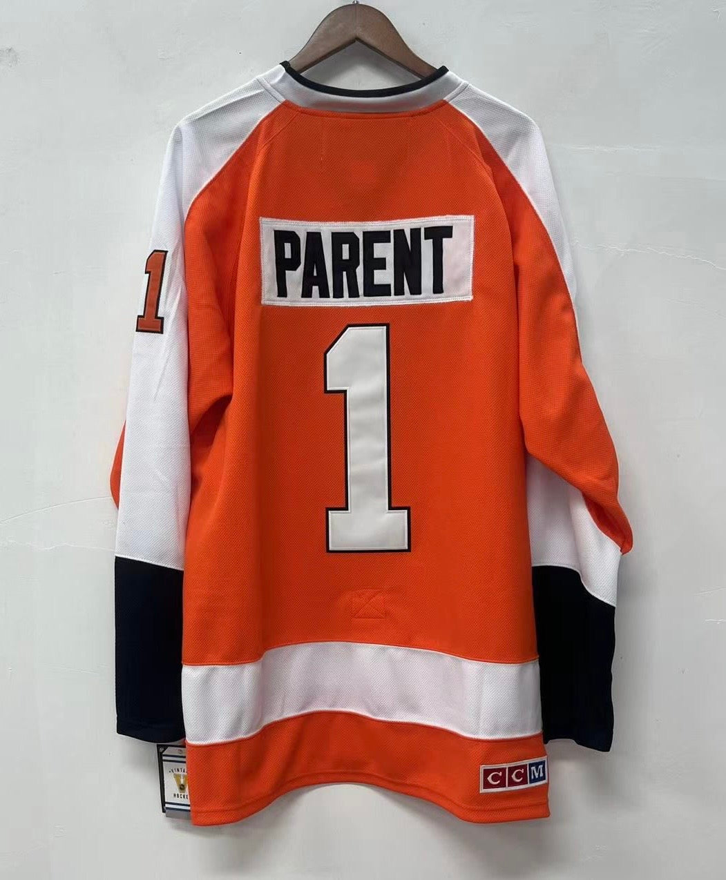 Bernie Parent Philadelphia Flyers Official NHL Jersey CCM