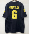 Tyrone Wheatley Michigan Wolverines Official NCAA Jersey blue