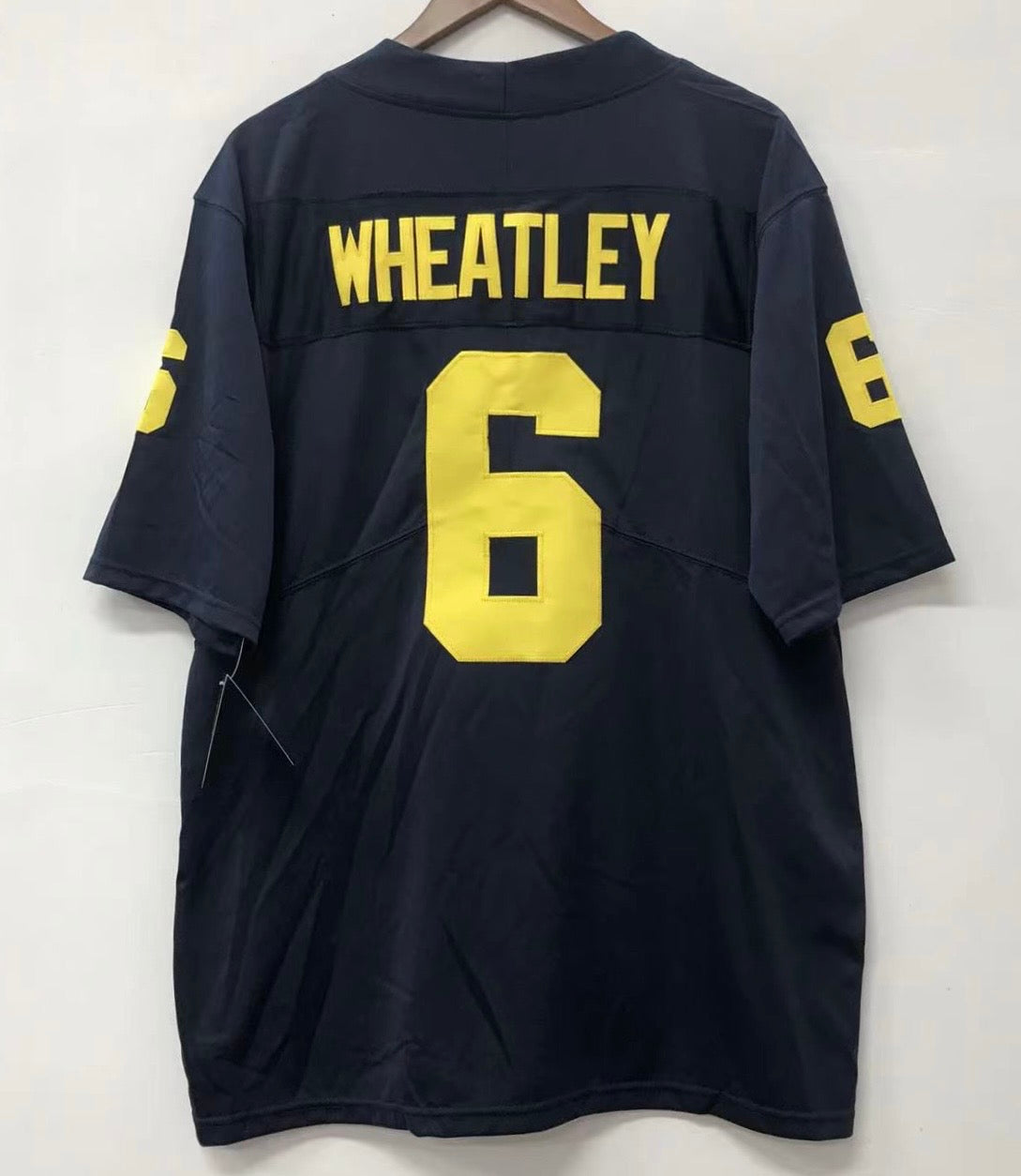 Tyrone Wheatley Michigan Wolverines Official NCAA Jersey blue