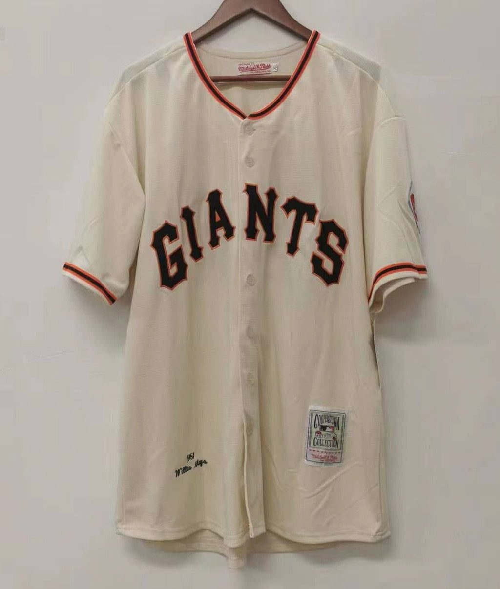 Willie Mays San Francisco New York Giants Official MLB  Jersey Mitchell & Ness