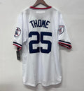 Jim Thome Cleveland Indians Official MLB Retro Jersey Majestic white