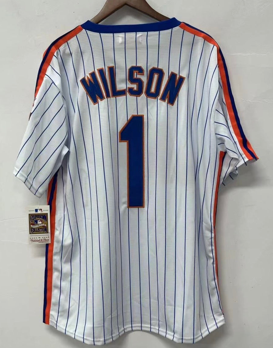 Mookie Wilson 1986 New York Mets Jersey Mitchell & Ness