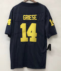Brian Griese Michigan Wolverines Official NCAA Jersey blue