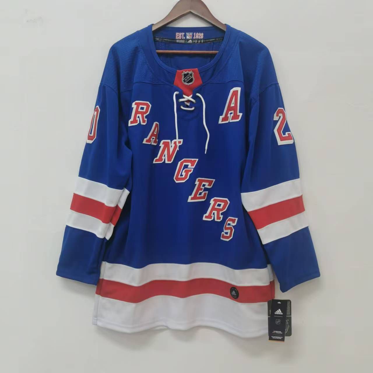 Chris Kreider New York Rangers Official NHL Adidas Jersey blue