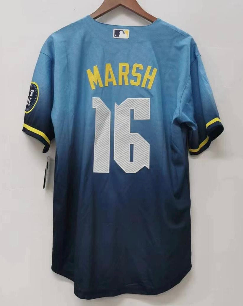Brandon Marsh Philadelphia Phillies Nike City Connect Limited Official MLB Jersey