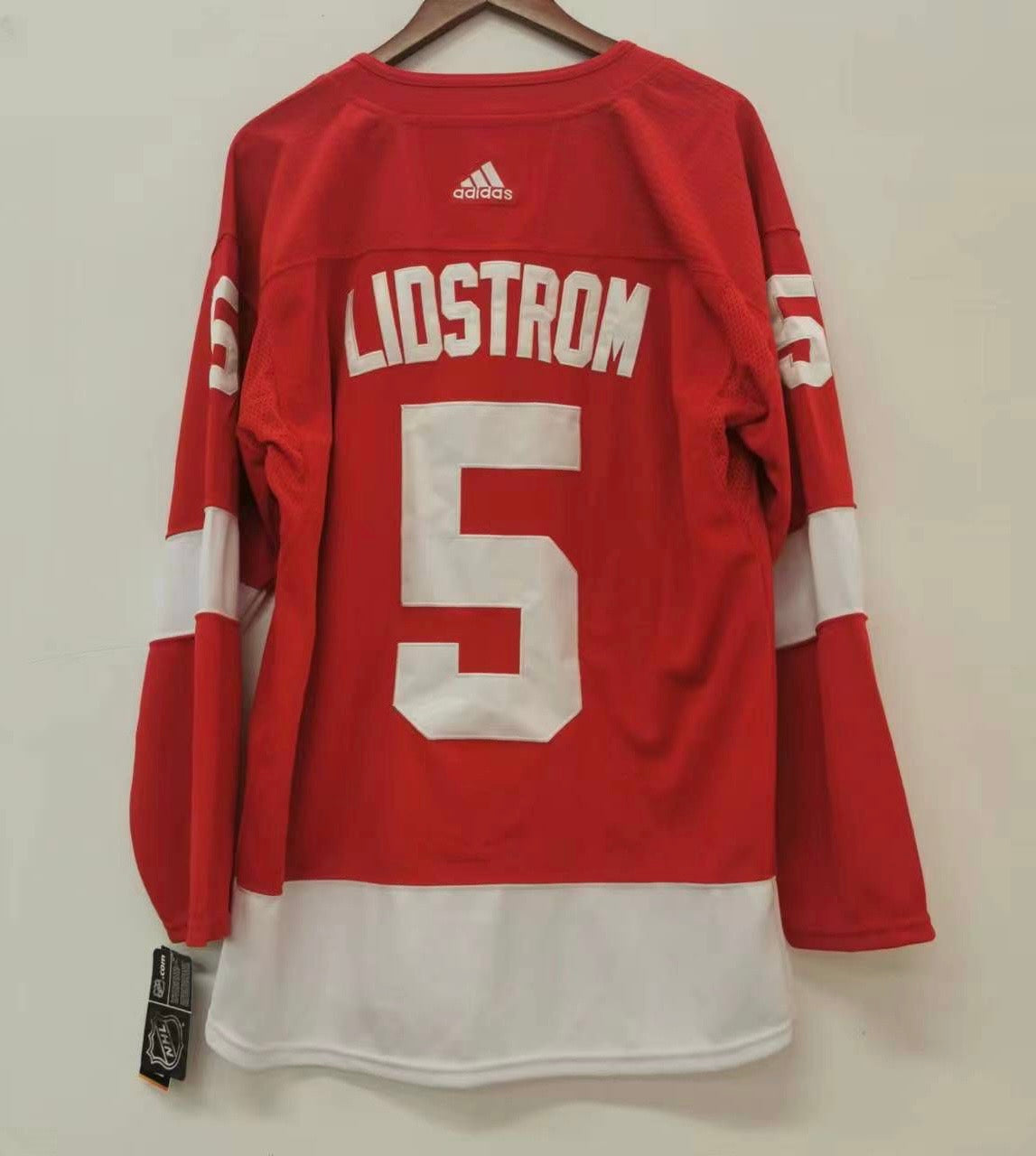 Nicklas Lidstrom Detroit Red Wings Official NHL Adidas Jersey