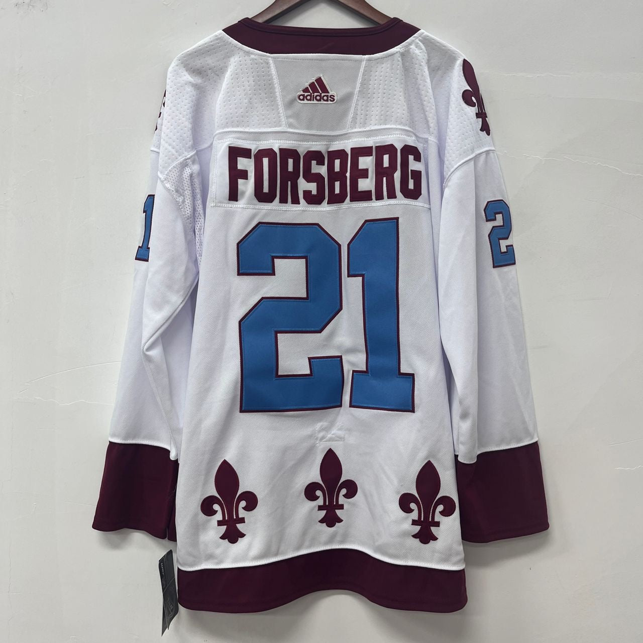 Peter Forsberg Quebec Nordiques Official NHL Adidas  Jersey
