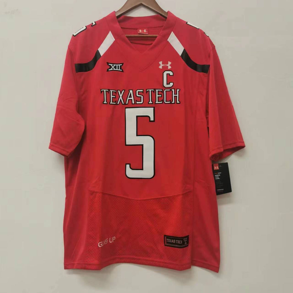Patrick Mahomes Texas Tech Official NCAA Under Armour Jersey