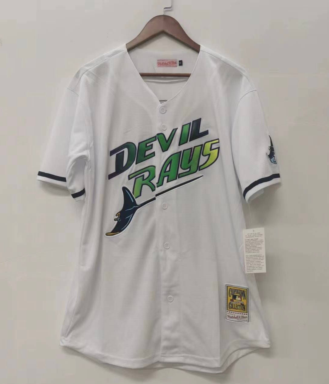 Wade Boggs Tampa Bay Devil Rays Jersey Mitchell & Ness