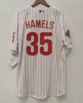 Cole Hamels Philadelphia Phillies 2008 World Series Jersey Majestic