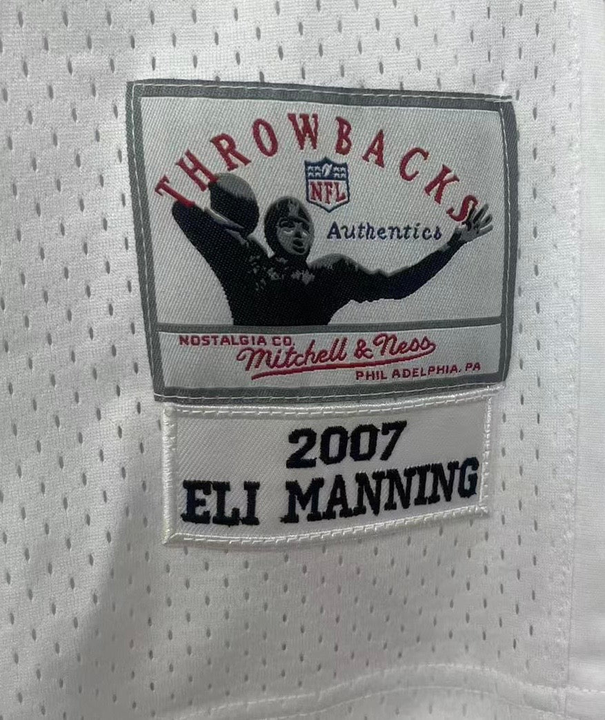 Eli Manning New York Giants Official Super Bowl XLII Jersey Mitchell & Ness