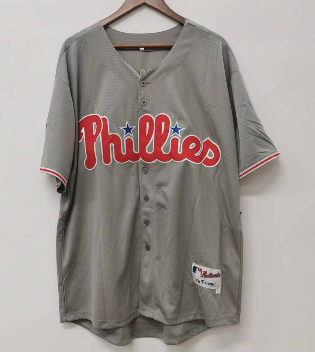 Jimmy Rollins Philadelphia Phillies Jersey 2008 World Series gray