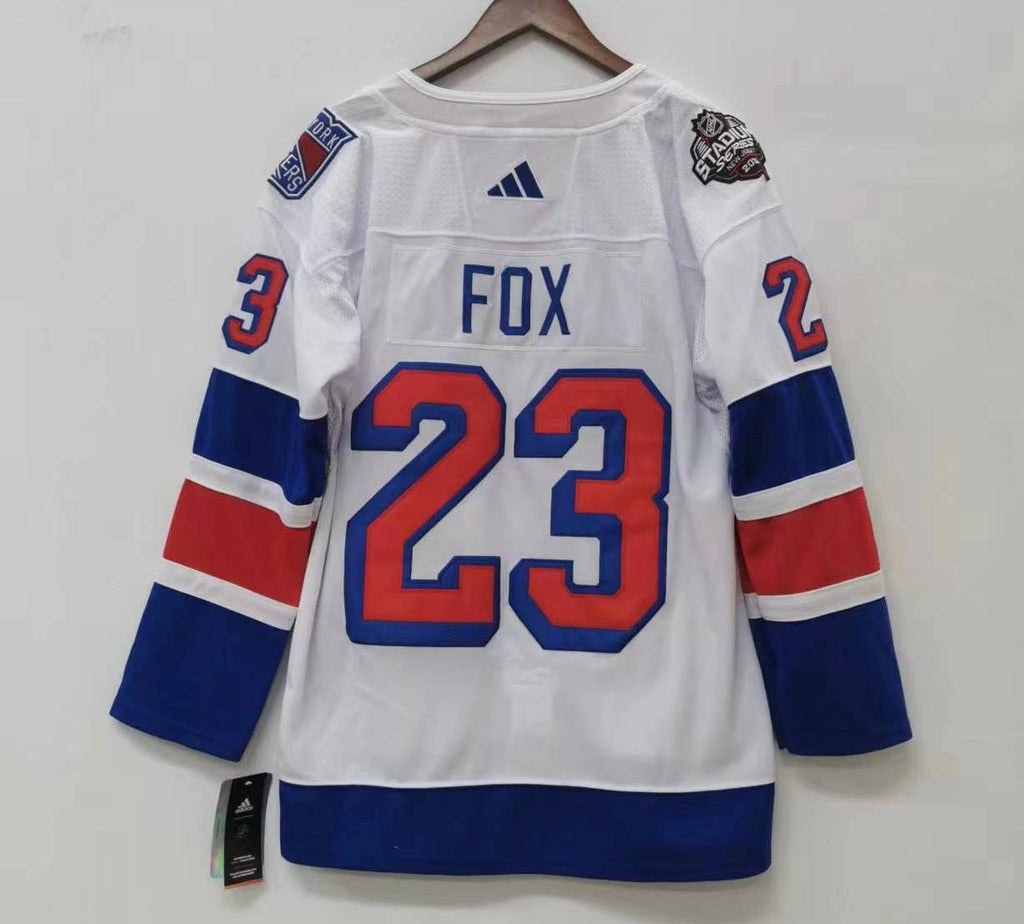 Adam Fox New York Rangers Official NHL Adidas Jersey 2024 Winter Classic