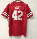 T.J. Watt #42 Wisconsin Badgers Official NCAA Under Armour Jersey
