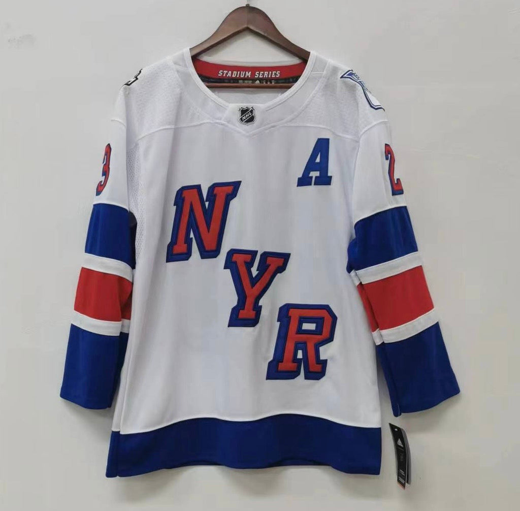 Adam Fox New York Rangers Official NHL Adidas Jersey 2024 Winter Classic