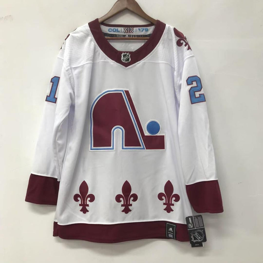 Peter Forsberg Quebec Nordiques Official NHL Adidas  Jersey