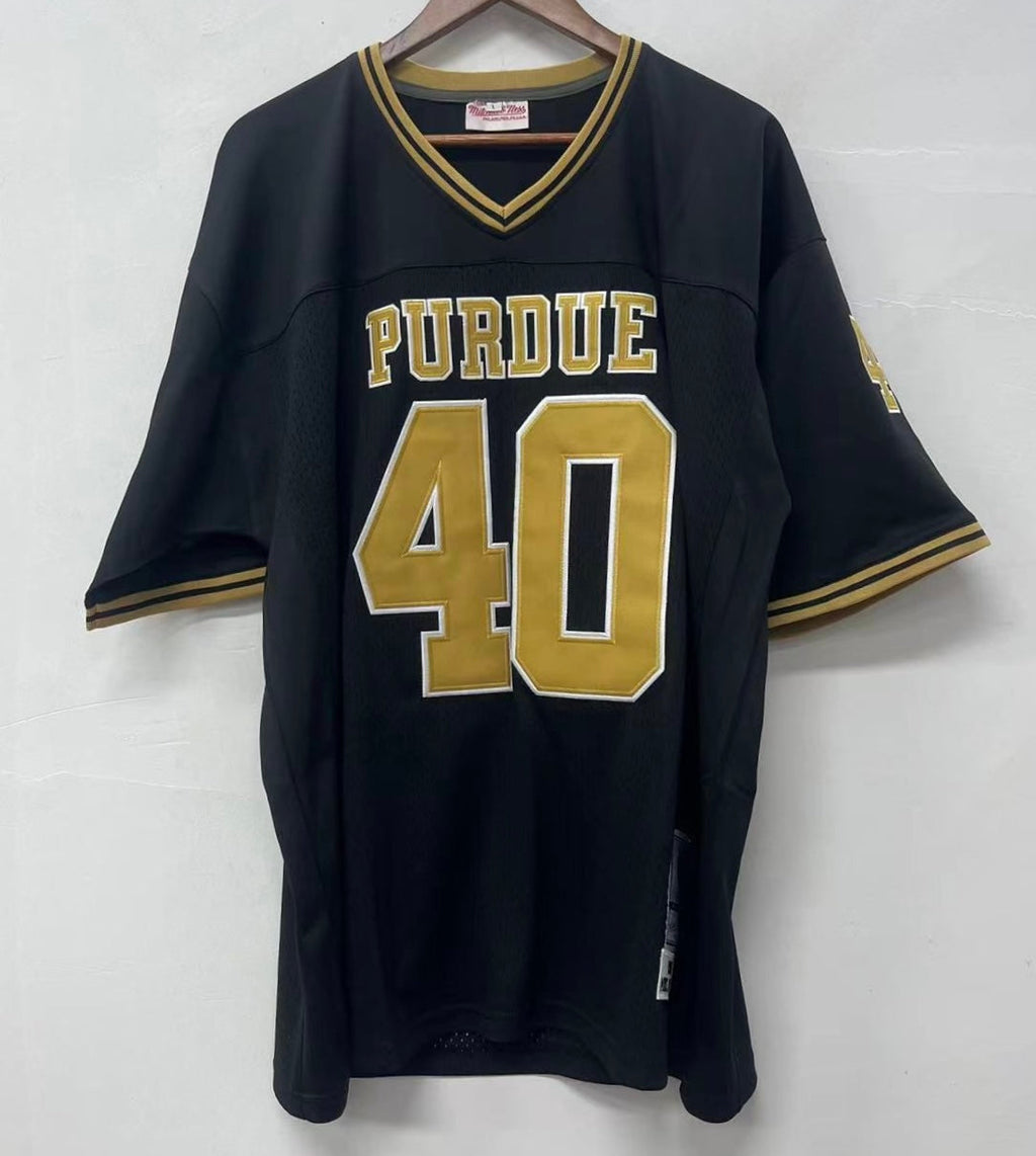 Mike Alstott Purdue Boilermakers Jersey Mitchell & Ness College Vault
