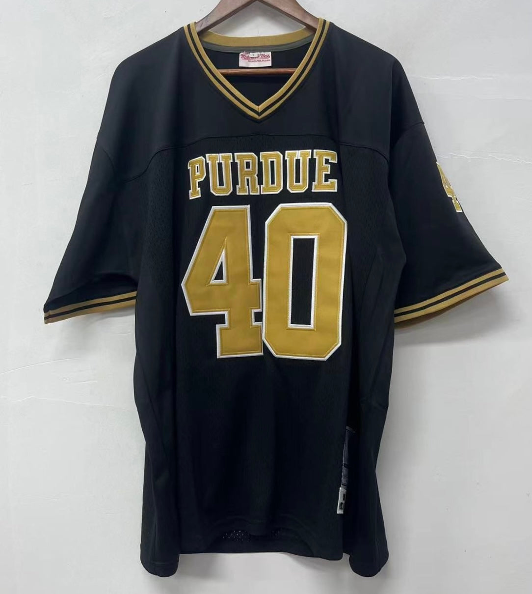 Mike Alstott Purdue Boilermakers Jersey Mitchell & Ness College Vault